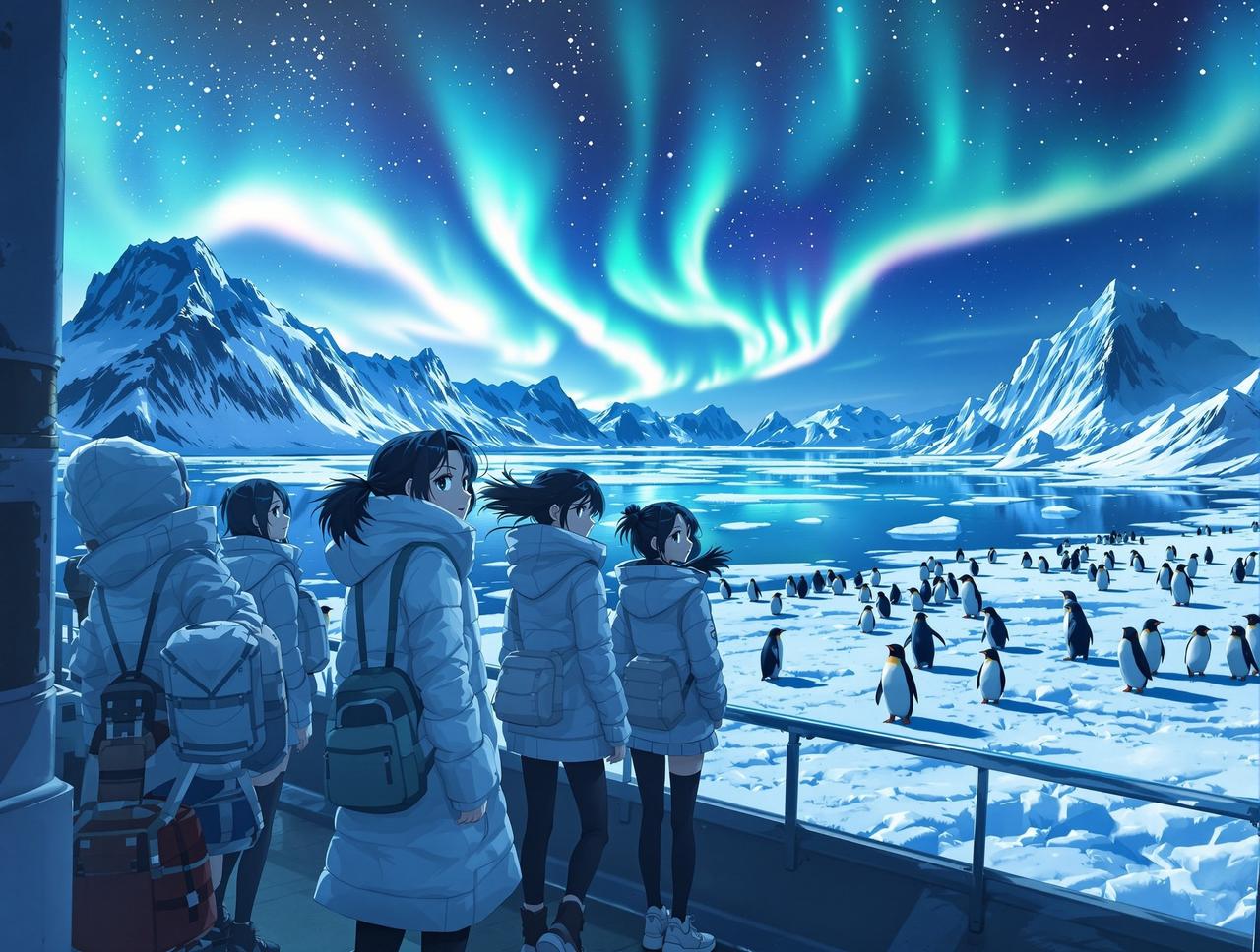 漫画之家人气番剧比宇宙更远的地方 - 青春与南极的约定
